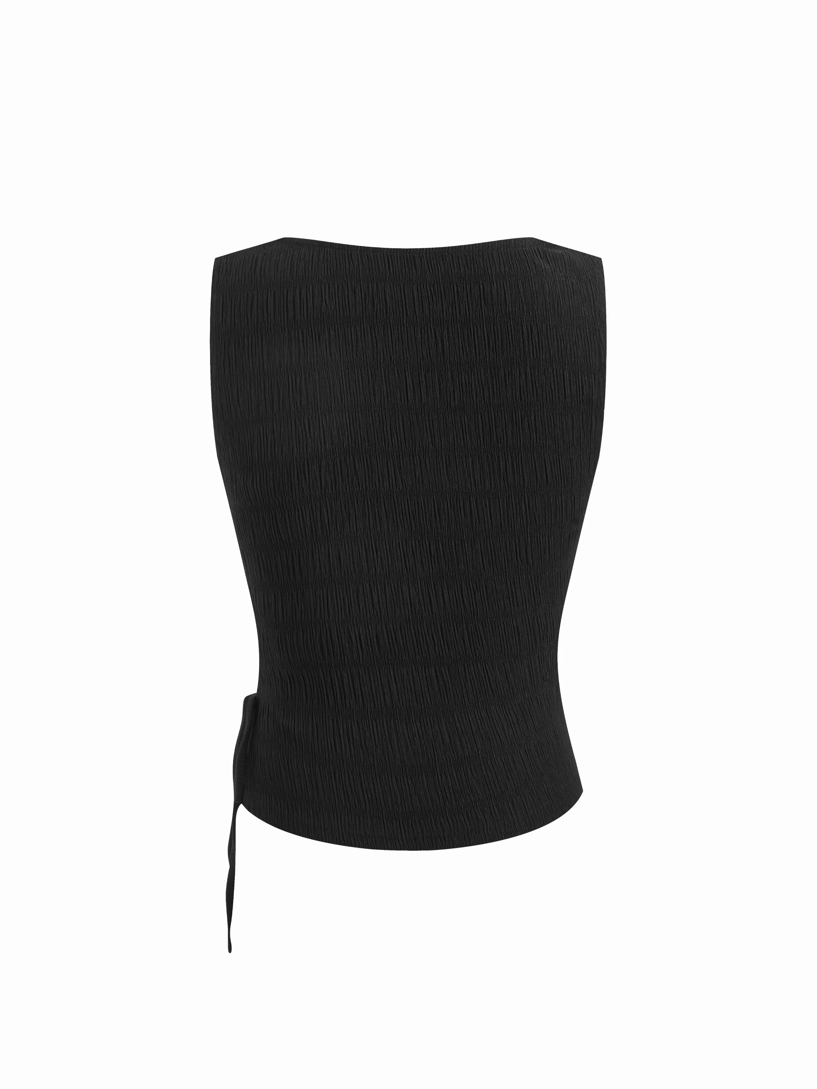 7941-texture-cowl-neck-ruched-knotted-top-mid-rise-wide-leg-trousers-set-1.webp