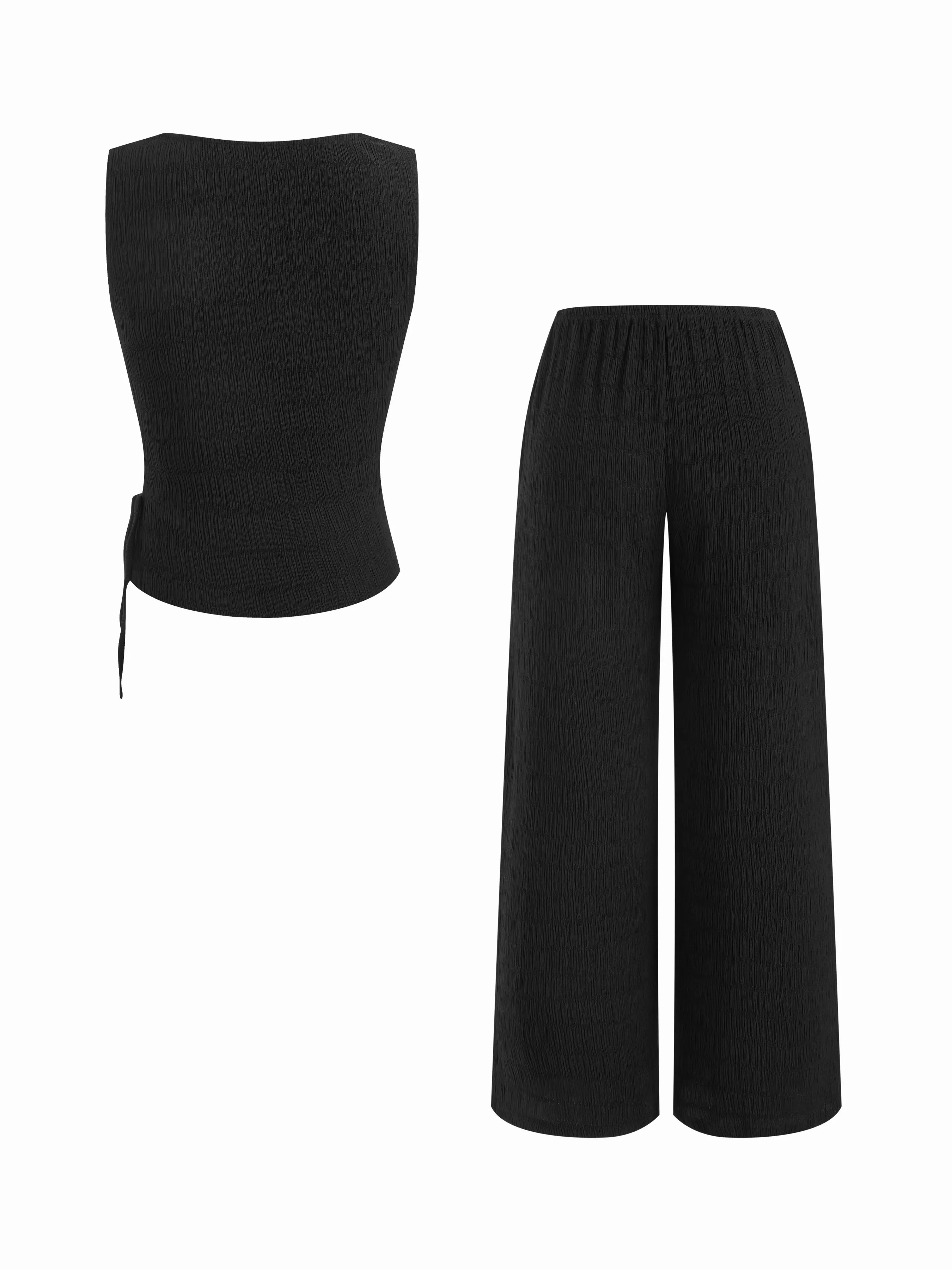 7941-texture-cowl-neck-ruched-knotted-top-mid-rise-wide-leg-trousers-set-1.webp