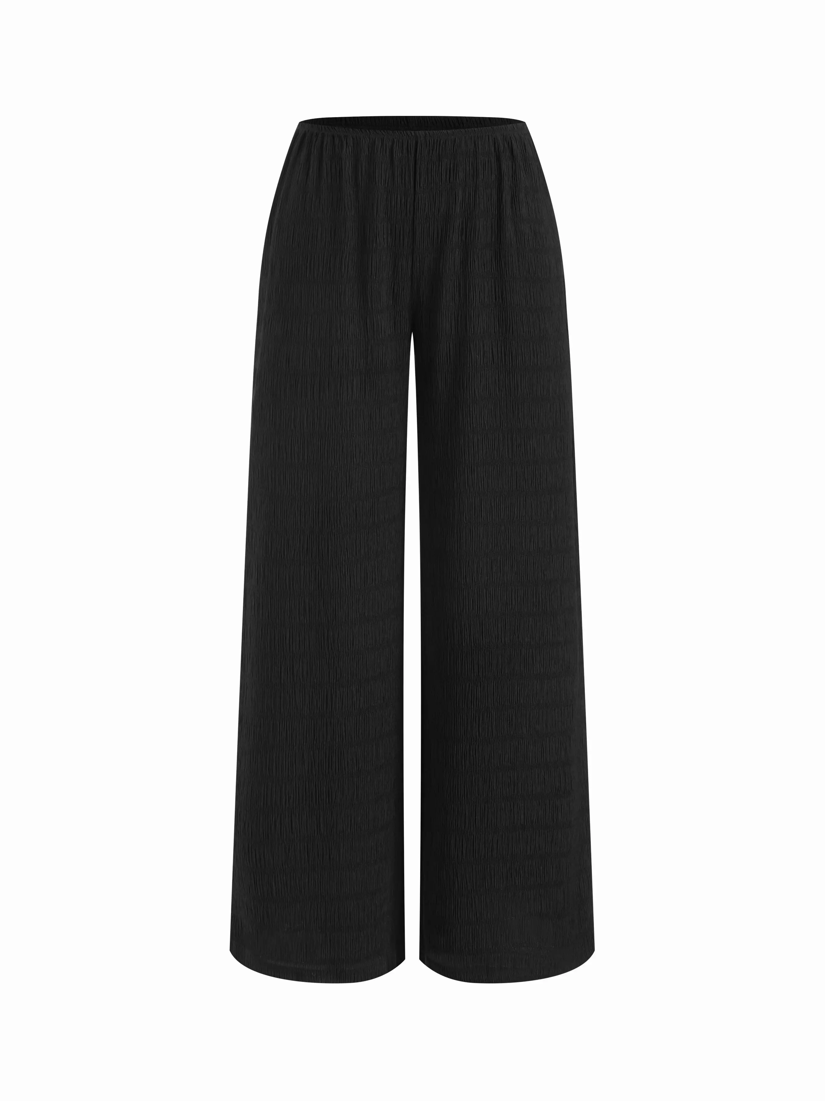 7941-texture-cowl-neck-ruched-knotted-top-mid-rise-wide-leg-trousers-set-1.webp