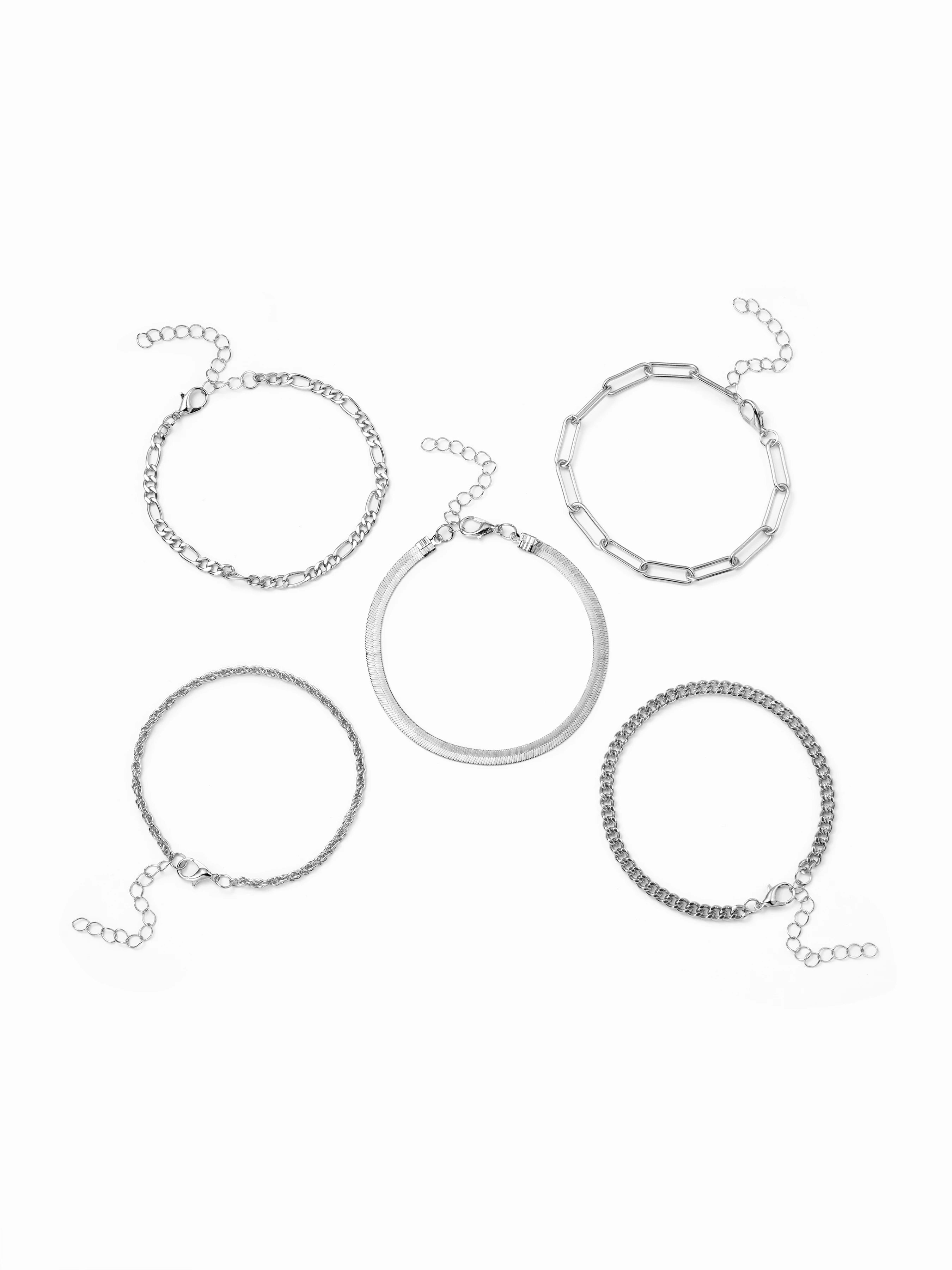 5PCS CHAIN BRACELET SET