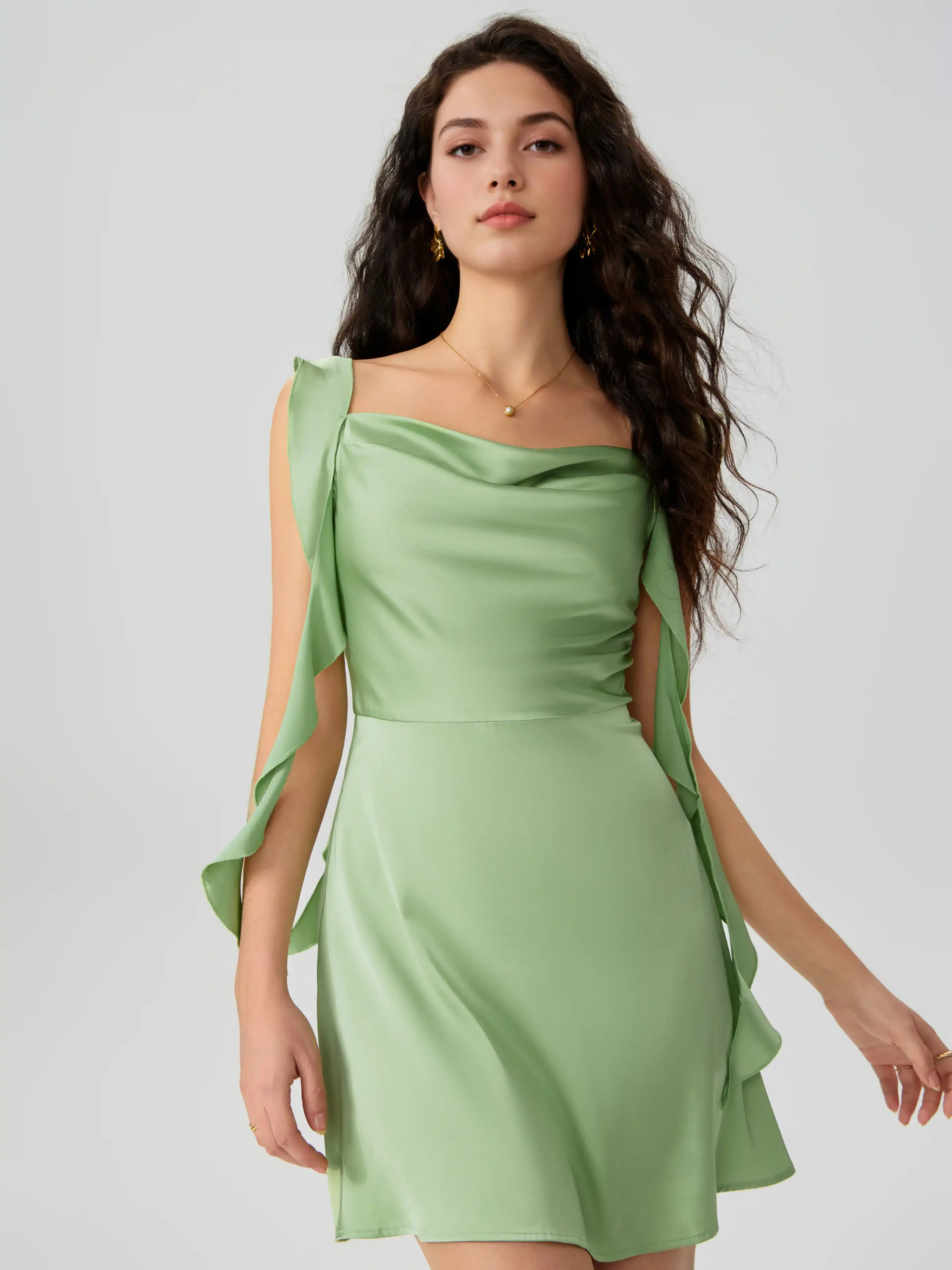 8626-satin-ruched-ruffle-hem-mini-dress-1.webp