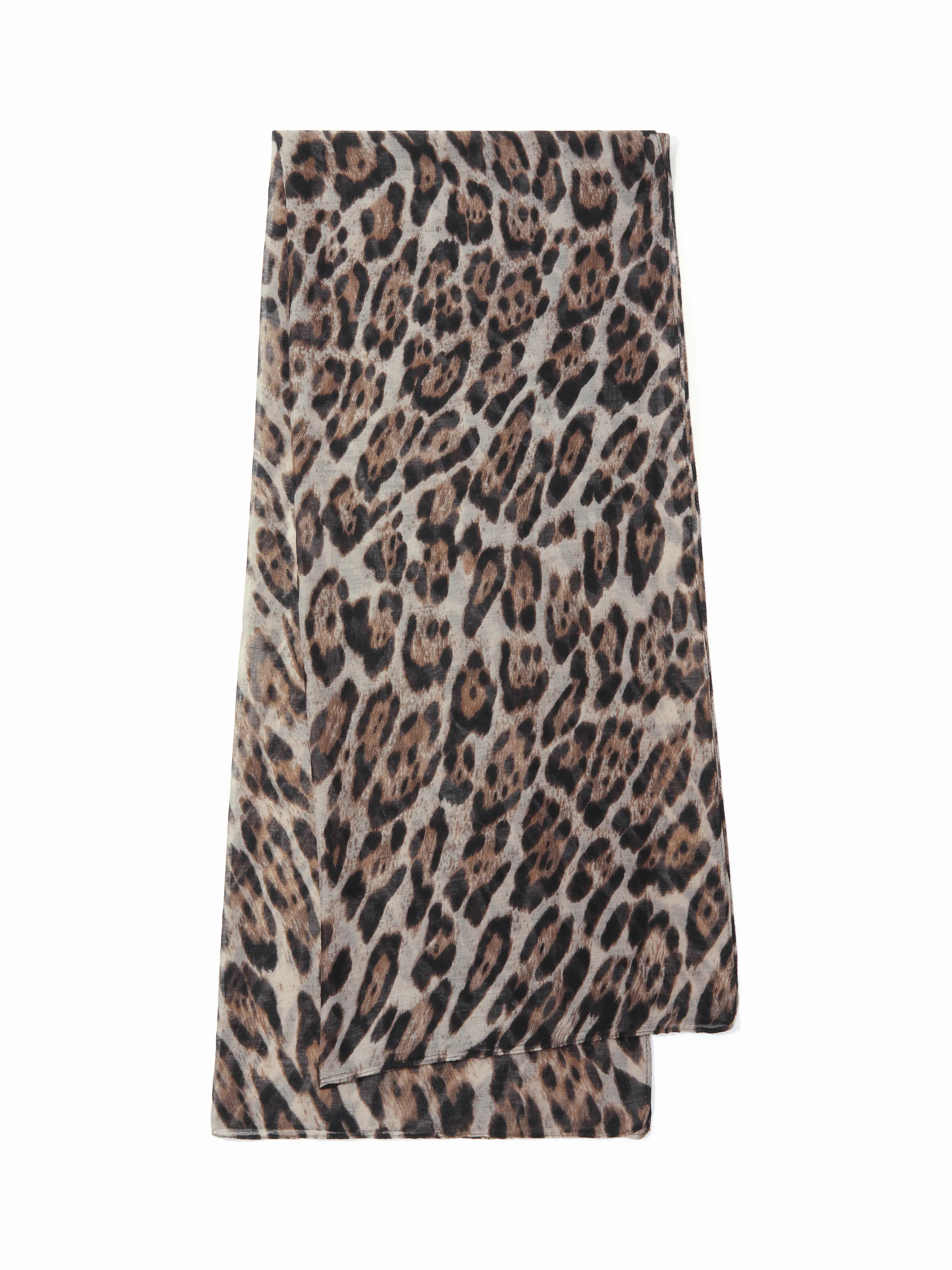 LEOPARD PRINT SCARF