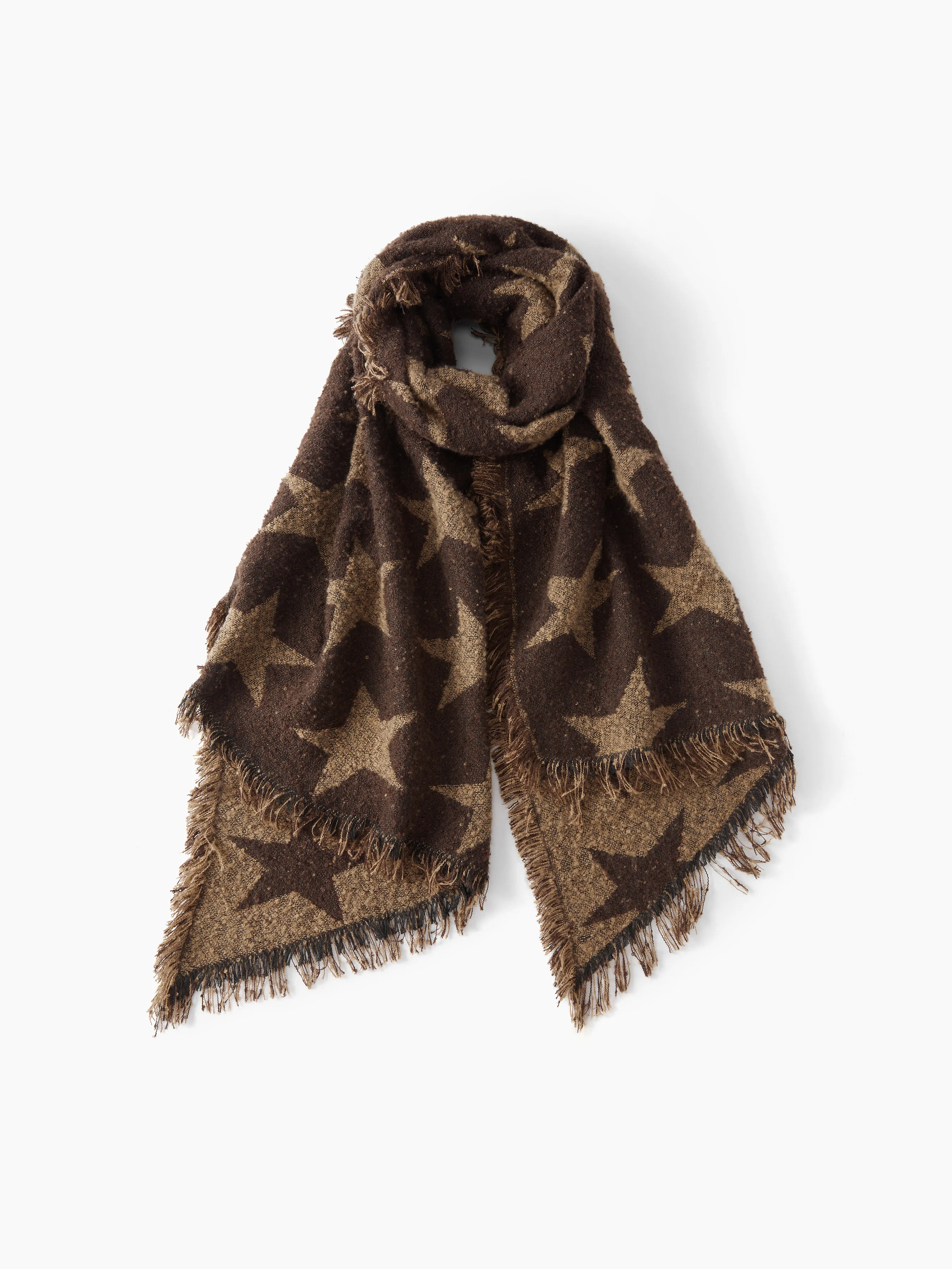 STAR TASSEL SCARF