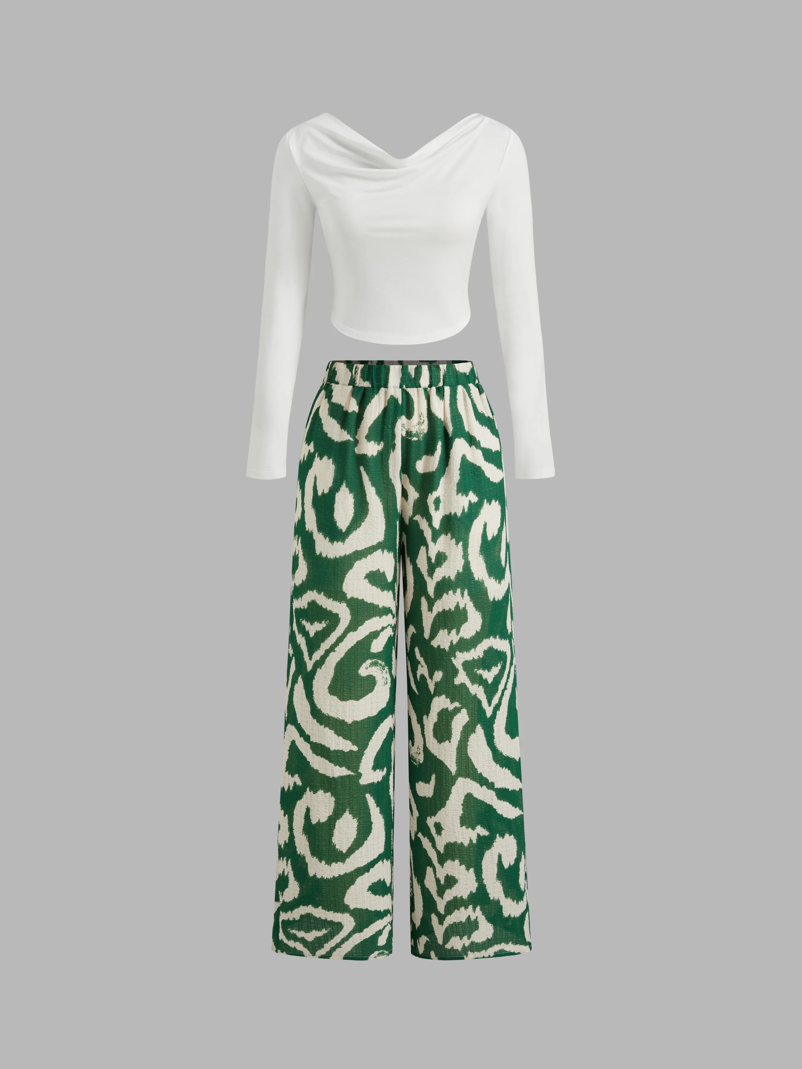 9369-cowl-neck-solid-long-sleeve-top-mid-rise-abstract-graphic-wide-leg-trousers-set-1.webp