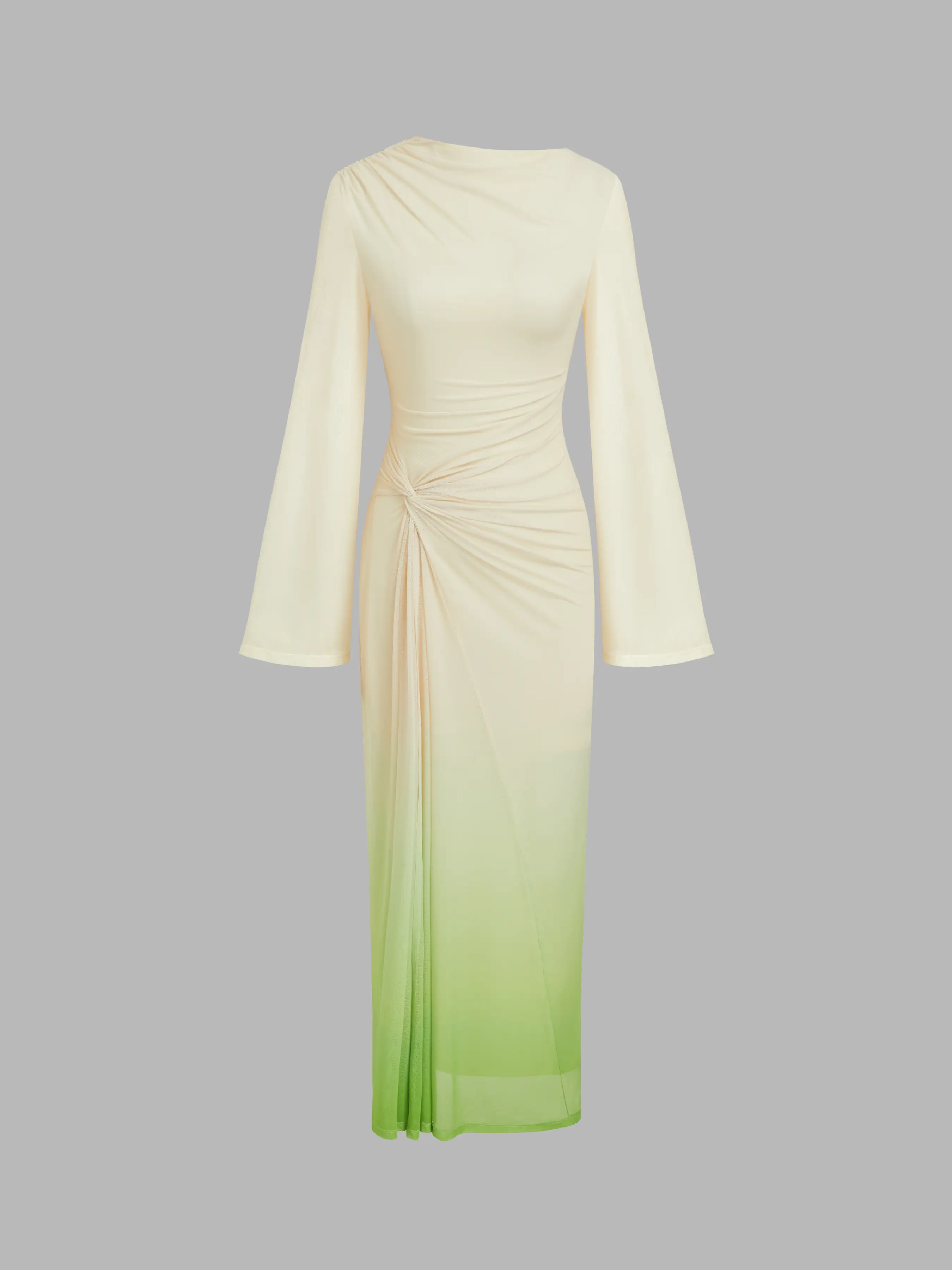 9527-mesh-asymmetrical-neck-gradient-twist-ruched-maxi-dress-1.webp